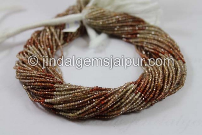 Zircon Shaded Micro Cut Round Shape Beads